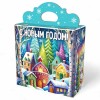 Новогодний подарок с конфетами Чудесные домики, 400 гр - купить оптом в Санкт-Петербурге