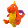 Мягкая игрушка дракон Апельсинка, 600 гр, купить оптом в Санкт-Петербурге