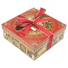 Коробка с бантом из атласной ленты Новогоднее волшебство, 500 гр, купить оптом в Санкт-Петербурге