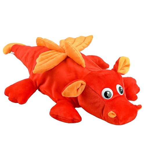 Мягкая игрушка дракон Красный дракон, 500 гр, купить оптом в Санкт-Петербурге