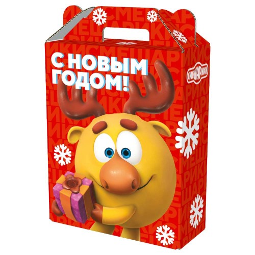 Новогодний подарок детям Смешарики, 500 гр Купить оптом в Санкт-Петербурге!